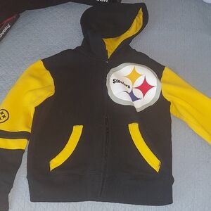 NFL Pittsburgh Steelers Black and Yellow Sweatshirt